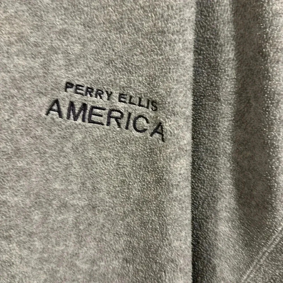 Vtg. 90s Perry Ellis 1/4 Zip Fleece Size 3X - Picture 2 of 6